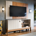 Imagem da oferta Kit Para Sala Painel Tv Suspenso e Rack