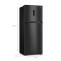 Imagem da oferta Geladeira Frost Free Midea Duplex 411L cor preta com desodorizador Active-C Fresh - 110V