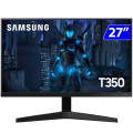 Imagem da oferta Monitor Gamer Samsung Serie T350 IPS 27" FHD HDMI VGA LF27T350FHLMZD - Preto - Bivolt