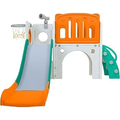 Imagem da oferta Freso Baby Playground Infantil 7x1 Mini Mundo Spring 2 Torres Para Crianças de 1 a 4 anos Compacto e Fácil Montagem co