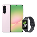 Imagem da oferta Samsung A56 5G (128GB) - Rosa + Galaxy Fit3 - Grafite