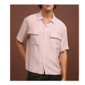 Imagem da oferta Camisa em Tricoline com Textura e Bolso Cargo