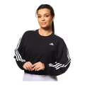 Imagem da oferta Moletom Cropped Essentials 3 Stripes Adidas - Feminino