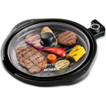 Imagem da oferta Grill Redondo Smart Grill 30cm Mondial Preto 1200W 220V - G-04