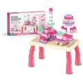 Imagem da oferta Mesa Infantil Educativa com Blocos de Montar Mega Compras