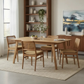 Imagem da oferta Mesa Sala Elegance Tampo 160x80 Pes Madeira 6 Lugares