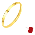 Imagem da oferta Aliança Banhada Ouro 18k 2mm Tradicional Tungstênio Avulsa