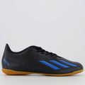Imagem da oferta Chuteira Adidas Deportivo II IN Futsal Preta e Azul Tam 44