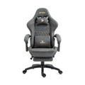 Imagem da oferta Cadeira Gamer KBM! GAMING Tempest CG600 Cinza Claro Com Almofadas Descanso Para Pernas Retrátil Reclinável - KGCG600CZ