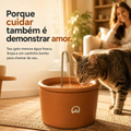 Imagem da oferta Fonte Bebedouro para Cães e Gatos Aqua Ceramic 2,5 Litros - Amicus