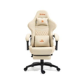 Imagem da oferta Cadeira Gamer KBM! GAMING Tempest CG600 Branco Com Almofadas Descanso Para Pernas Retrátil Reclinável - KGCG600BR