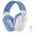 Imagem da oferta Headset Gamer Sem Fio Logitech G435 Lightspeed e Bluetooth Dolby Atmos USB PC PS4 PS5 Mobile Drivers 40mm Branco - 981-0