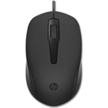 Imagem da oferta Mouse HP USB 150 Preto com Sensor Óptico de até 1600 DPI Ambidestro Compatível com Windows 7 ao 9-240J6AA