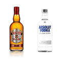 Imagem da oferta Whisky Chivas Regal 12 anos 750ml + Vodka Absolut Regular 750ml