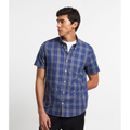 Imagem da oferta Camisa em Tricoline Mercerizado com Estampa Xadrez Grid