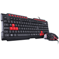 Imagem da oferta Kit Gamer Vinik VX Gaming: Teclado Multimídia ABNT2 + Mouse Grifo LED Vermelho VGC-01V