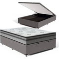 Imagem da oferta Cama Box Baú Casal com Colchão Espuma D33 Pillow In Anjos Ortosleep