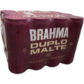 Imagem da oferta 3 Pack Cerveja Brahma Duplo Malte Lata Sleek - com 12 unidades 350ml