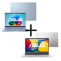 Imagem da oferta Notebook ASUS Vivobook S 14 S5406SA-PP097W Mist Blue + Notebook ASUS Vivobook 15 M1502YA-NJ613 Cool Silver