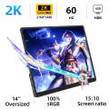 Imagem da oferta Monitor Portátil para Laptop Tipo-C 2K 14" 2K 2160x1440 IPS HDMI