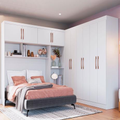 Imagem da oferta Guarda-roupa Casal Modulado Athenas 10 Portas 4 Gavetas Branco - Doripel