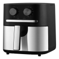 Imagem da oferta Fritadeira Air Fryer 5,5l Cyclone Preto E Inox Midea FM55S1