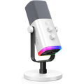 Imagem da oferta FIFINE Microfone para jogos XLR/USB para podcasting microfone RGB para computador PC com botão de ganho botão de mudo