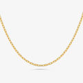 Imagem da oferta Corrente Malha Cartier em Prata 925 com Banho de Ouro Amarelo 18k - 45 cm