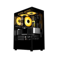 Imagem da oferta Gabinete Gamer Liketec Heydar Dark Mid Tower ATX Lateral e Frontal em Vidro Temperado Preto - LC-CB-HEYDAR-2084