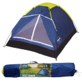 Imagem da oferta Barraca De Camping 2 Pessoas Verde Impermeável C/ Bolsa Mor Cor Azul