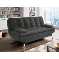 Imagem da oferta Sofá-cama 3 Lugares Casal Premium Suede Cinza