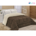 Imagem da oferta Coberdrom Casal Queen Sherpa Edredrom Pele de Carneiro 2,40m x 2,20m