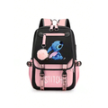 Imagem da oferta Mochila Casual e Durável Infantil Estampa de Cartoon Pontos 3D para Meninos e Meninas com Porta de Carregamento USB Mo