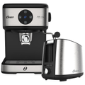 Imagem da oferta Kit Cafeteira Torradeira Oster Espresso Double Inox