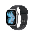 Imagem da oferta Apple Watch Series 11 GPS Caixa Cinza-espacial de Alumínio de 42 mm Pulseira Esportiva Preta Tamanho MG - MEQX4AMA