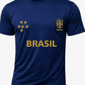 Imagem da oferta Camiseta Brasil Dry Masculina Camisa Copa do Mundo Torcedor Elite