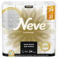 Imagem da oferta Papel Higiênico Folha Tripla Neutro Neve Supreme 20m Pacote Leve 24 Pague 21 Unidades
