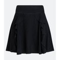 Imagem da oferta Saia Curta em Viscose com Textura Jacquard e Babados