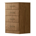 Imagem da oferta Cômoda Moval 4 Gavetas MDP com Puxadores Cromados MS913