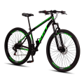 Imagem da oferta Bicicleta Aro 29 Aço Carbono Freios A Disco Suspensão 21 Vel