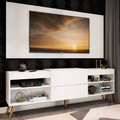 Imagem da oferta Rack com Painel para TV Até 60 Polegadas Milão 1 Porta 2 Prateleiras