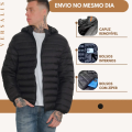 Imagem da oferta Jaqueta Masculina Bobojaco Puffer Corta Vento Impermeável