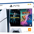 Imagem da oferta Console PlayStation 5 Midia Fisica Slim Branco 1TB Returnal e Ratchet e Clank Controle Sem Fio Dualsense Branco