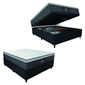 Imagem da oferta Cama Box Baú Casal Colchão Gazin Maximus Molas Ensacadas 138x188x65cm