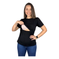 Imagem da oferta Blusa Para Amamentação Cores Premium Gestante Amamentar