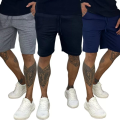 Imagem da oferta Kit 3 Bermudas De Moletom Academia Short Masculino De Treino