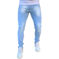 Imagem da oferta Calça Jeans Super Skinny Masculina Lycra Azul Linha Premium