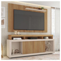 Imagem da oferta Rack Com Painel Para TV até 65 Polegadas Life Marrom Caemmun