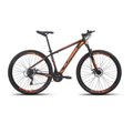 Imagem da oferta Bicicleta Aro 29 Aluminio Alfameq Atx Freio A Disco 21 Marchas Shimano - Preto+Laranja