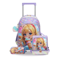 Imagem da oferta Kit Mochila Sweet Girl Ice By Santino Poliéster Sgk20u Lílas